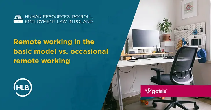 Remote working in the basic model vs. occasional remote working